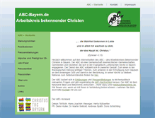 Tablet Screenshot of abc-bayern.de